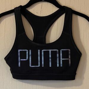 Puma Black Racerback Sports Top